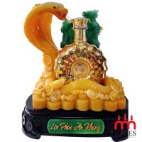 KỆ RẮN LỘC PHÚC AN KHANG ĐÁ ĐỎ + BRANDY D&#39;OR